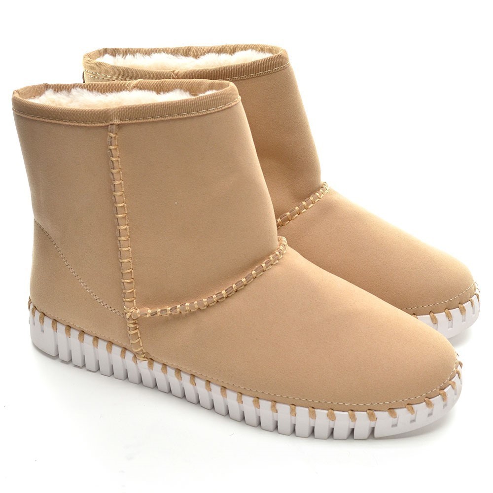 Ilse Jacobsen Tulip Latte Faux Fur Lined Boots 38 New